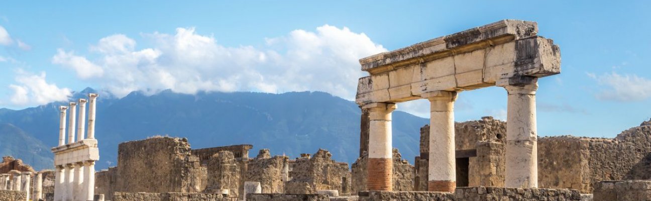 Ancient ruins of Pompeii, Italy